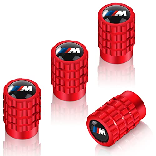 GaRhomxy Tappi Coprivalvola Per Pneumatici - 4 Pezzi In Lega Di Alluminio - Universali Per Auto, Moto, SUV E Camion (Colorati) - 2
