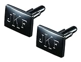 Personalized Visol Hazan Gunmetal Cufflinks with Free Engraving