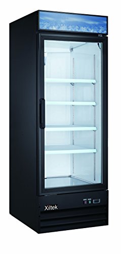 NEW XILTEK ONE GLASS DOOR MERCHANDISER REFRIGERATOR WITH FREE LIFT GATE DELIVERY