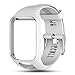 Feskio Accessory Replacement Soft Silicone Gel Watch Band Wristband Strap Sport Bracelet for Tomtom Runner 2 / Runner 3 / Spark 3 / Adventurer/Golfer 2 Sports GPS Running Smartwatch (One Size)