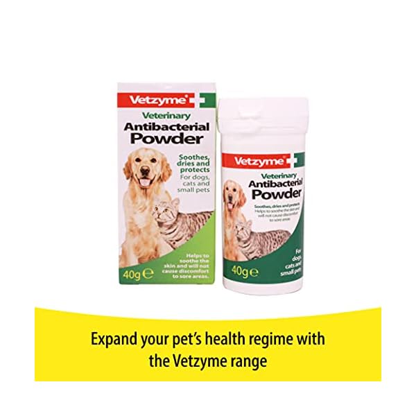 Vetzyme | Antibacterial Dog Ear Drops | Also Suitable for Cats & Small Pets | Fights Infection & Soothes Irritation (18…