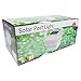iGlow 4 Pack White Outdoor Garden 4 x 4 Solar LED Post Deck Cap Square Fence Light Landscape Lamp Lawn PVC Vinyl Plastic