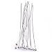 Gilroy 100Pcs Silver Tone Ball Head Pins for Jewelry Making Findings DIY Crafts