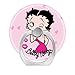 Cell Phone Ring Holder Finger Kickstand,360 Degree Rotation Stand Grip with Car Mount Compatible with All Smartphone - Betty boop Pink Heart kiss Lip