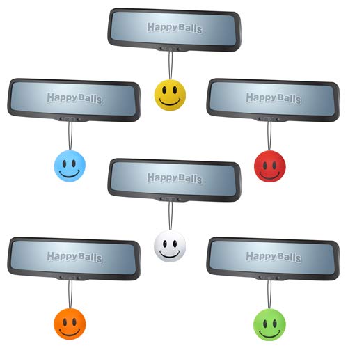 thumbnail interactive-video image 1 of HappyBalls Smiley Face Antenna Ball – Fun Yellow Car Decor For Cars, Trucks & SUVs 1 of 13