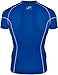 New 035 Take Five Skin Tight Compression Base Layer Blue Running T Shirt Short Sleeve Mens S - 2xl