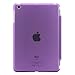 BESDATA Smart Cover for Apple iPad Mini 1st Generation Ultra Thin Magnetic & Translucent Back Case with Auto Wake/Sleep + Screen Protector + Cleaning Cloth + Stylus, Purple