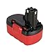 POWERAXIS 18v 2.0Ah Replacement for Bosch BAT025 BAT026 BAT160 BAT180 BAT181 BAT189 Cordless Tools(Red&Black)