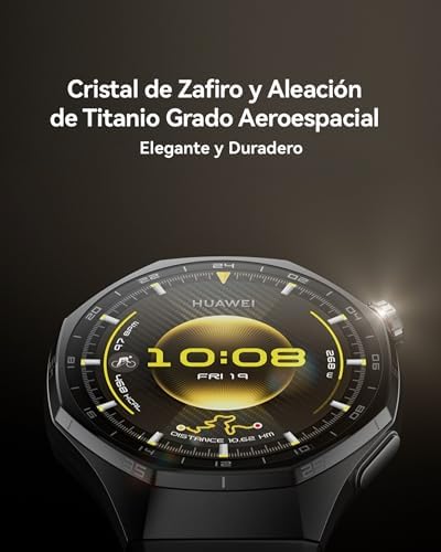 Watch GT 6 Pro 46mm GPS Smartwatch 1.47''AMOLED, Negro