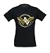 Lasso Logo - Wonder Woman Movie Adult T-Shirt, Large Black