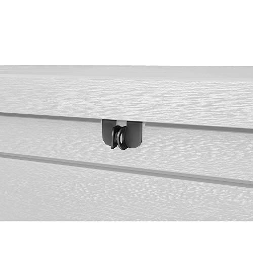 Keter 165 Gallon Weather Resistant Resin Deck Storage Container Box Outdoor Patio Garden