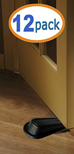 Door Stopper Rubber Doorstop 12 Pack Rubber Doorstop Wedges for Home and Office Non Scratching Soft Door Stops Wedges Multi Surface Open Door Holders - Thumbnail 6