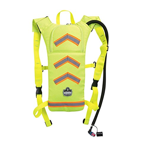 Ergodyne Chill-Its 5155HV High Visbility Low Profile Hydration Pack, 2 ltr, Lime
