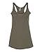Next Level Apparel Women's Premium Tri-Blend Racerback Tank, Military Green, Medium