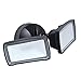 Good Earth Lighting LED Security Flood Light, 2100 Lumens, 5000K, Dusk to Dawn Flood Light, Manual Override, 50,000 Hours, Direct Wire, Weatherproof, ETL & Energy Star Certified, Bronze Finish (SE1093-BP2-01LF0-G)