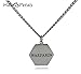 Max Petals - Warfarin Medical Alert ID Stainless Steel Pendant Necklace with 26