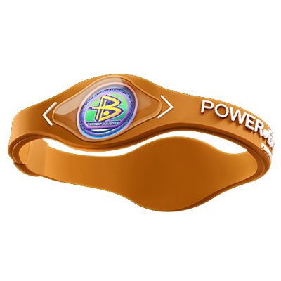 Power Balance Wristband Orange/White Sm