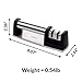 Kitchen Knife Sharpener by Crynson | Sturdy Stainless Steel Sharpening Tool for all types of Knifes