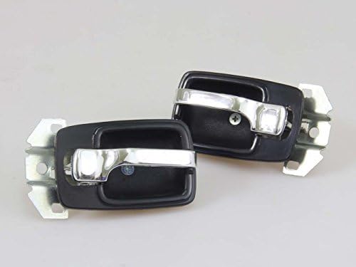 Black Door Handle Bezel New Pair LH&RH Fit NISSAN DATSUN PICKUP TRUCK 620 UTE;1972-1979