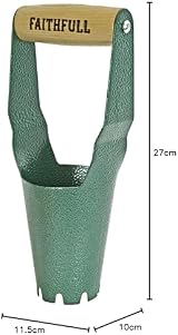Faithfull Countryman Hand Bulb Planter - Forged Carbon Steel, FSC Ash Handle view 8