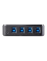 USB 3.0 Peripheral Sharing Switch   4 USB 3.0 x 4 Computers   Mac   Windows   Linux   USB A B Switch   USB Switch