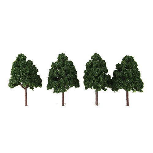 Snner 25Pcs DIY Modell Bäume Mixed Modellbaum Zug Bäume Eisenbahn-Landschaft Diorama Baum Architektur Bäume für…