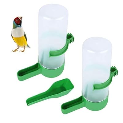 Buy Qx Pet Supplies Automatic Bird Feeder Bird Water Bottle Drinker Container Food Dispenser Hanging In Birds Cage For Parrots Budgie Cockatiel Lovebirds Online In Bahrain B0899tbp37