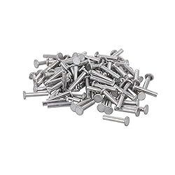 Yinpecly 200PCS Round Flat Head Rivet