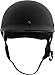 Fuel Helmets SH-HHFL67 HH Series Half Helmet, Flat Black, X-Large