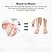 TENMAND Adjustable Heel Protectors- Silicone Gel Heel Pads Cushion Cups for Bone Spur Heal Dry Cracked Heels Achilles Tendinitis Relief Plantar Fasciitis Inserts for All Size Feet of Men & Women