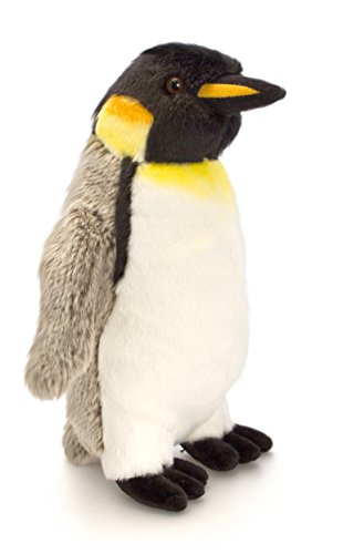Lashuma Plüschtier Pinguin Grau - Weiß, Kaiser Plüschpinguin Keel Toys Kuscheltier Vogel 20 cm