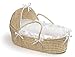 Hooded Baby Moses Changing Basket with Pad and Cover