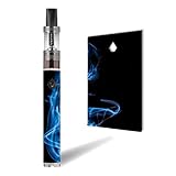 Vision Spinner 2 Vape E-Cig Mod Box Vinyl DECAL STICKER Skin Wrap / Blue Smoke