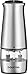 Gourmia GSP9415 Electric Salt and Pepper Mill and Grinder – 2 in 1 - Battery Operated - Stainless Steel Body – Modern Table Top Design - Adjustable Form Fine to Course