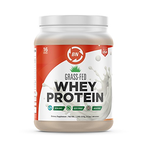 Grass Fed Whey Protein - 100% Pure, Natural & Raw – 24g High Protein - 1.34lb/16 Servings - Cold Processed Und