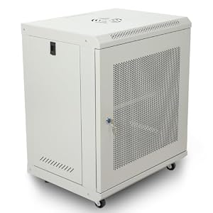 Breame サーバーラック 12U ネットワークラック ラックキャビネット 鍵付き 機器収納ラック