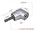 Nizzco 2PCS Right Angle Drill,105 Degree Multifunction Right Angle Driver with 1/4inch Hex Bit Socket Screwdriver Holder Adapter
