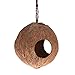Jim-Hugh Bird Feeder Nest Dispenser Food Feeding Hiding Cave Coconut Shell Parrots Hanging Housethumb 4