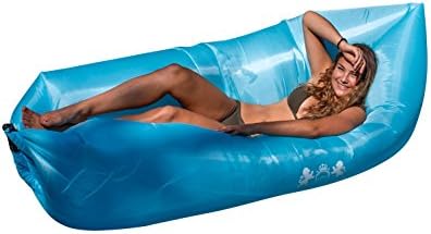 Omni Potent Living Inflatable Hangout Lounger with Carry Bag - Large Chair, Sofa For Beach, Pool or Camping - Indoor, Outdoor Comfort for Kids and Adults - Portable and Lightweight - Fast Inflate