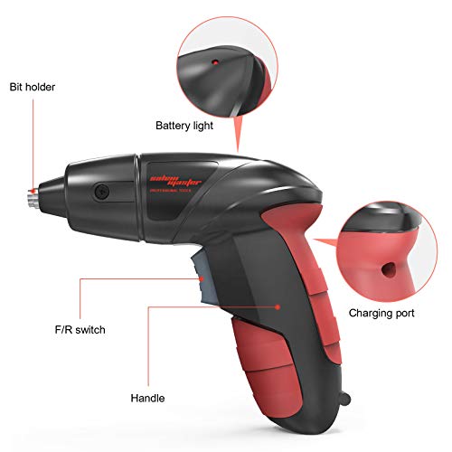 SALEM MASTER Cordless Screwdriver Electric Rechargeable Screwdriver 3