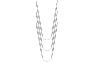 3PCS Steel Stainless Circular Needle Knitting Tool Crochet Craft Accessories Hand Tool for Beginner Set