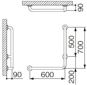 ミヤコ Miyako Mb115 1rs浴室手摺 右寸法 32 34 38共通 トイレ配管部材 Hotelstatt