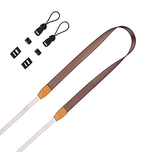 Camera Strap Eorefo [Slim Series] Camera Should Neck Strap for Mirrorless and DSLR Camera,Brown. - Thumbnail 6
