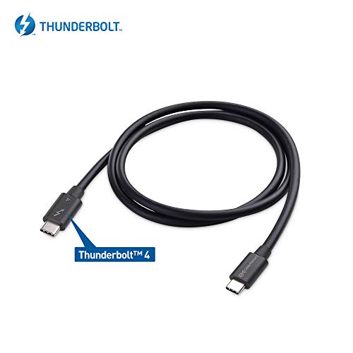[Intel Certified] Cable Matters 40Gbps Thunderbolt 4 Cable 2.6ft with