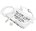 Eoncore 3.5mm Stereo Air Tube Wired Earphone Anti-Radiation Binaural Headsets Noise Isolating Earbuds with MICR. for Mobilephone