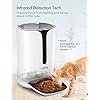 Roffie Automatic Cat Feeder, Dog Food Dispenser for both Small and Medium Pets 7L with Dual Power, Portion Control…