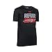Under Armour Boys' Refuse Defeat T-Shirt, Black (001)/Risk Red, Youth X-Small