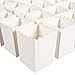 Set of 100 Popcorn Favor Boxes - 16oz Mini Paper Popcorn Containers, Popcorn Party Supplies for Movie Nights, Carnival Parties, Baby Showers and Bridal Showers White - 3 x 4 x 3 Inches primary