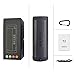 [2018 Upgraded] ELlight Portable Wireless Bluetooth Speakers for Office Home Outdoor Sports Speaker with Subwoofer Double Loudspeakers LED Flashlight Built-in Mic 10 Hours Playing Time,Black