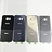 Battery Door Back Cover Glass Housing Case Battery Cover Adhesive for Samsung Galaxy S8 Plus G955 Two Logo (Black)